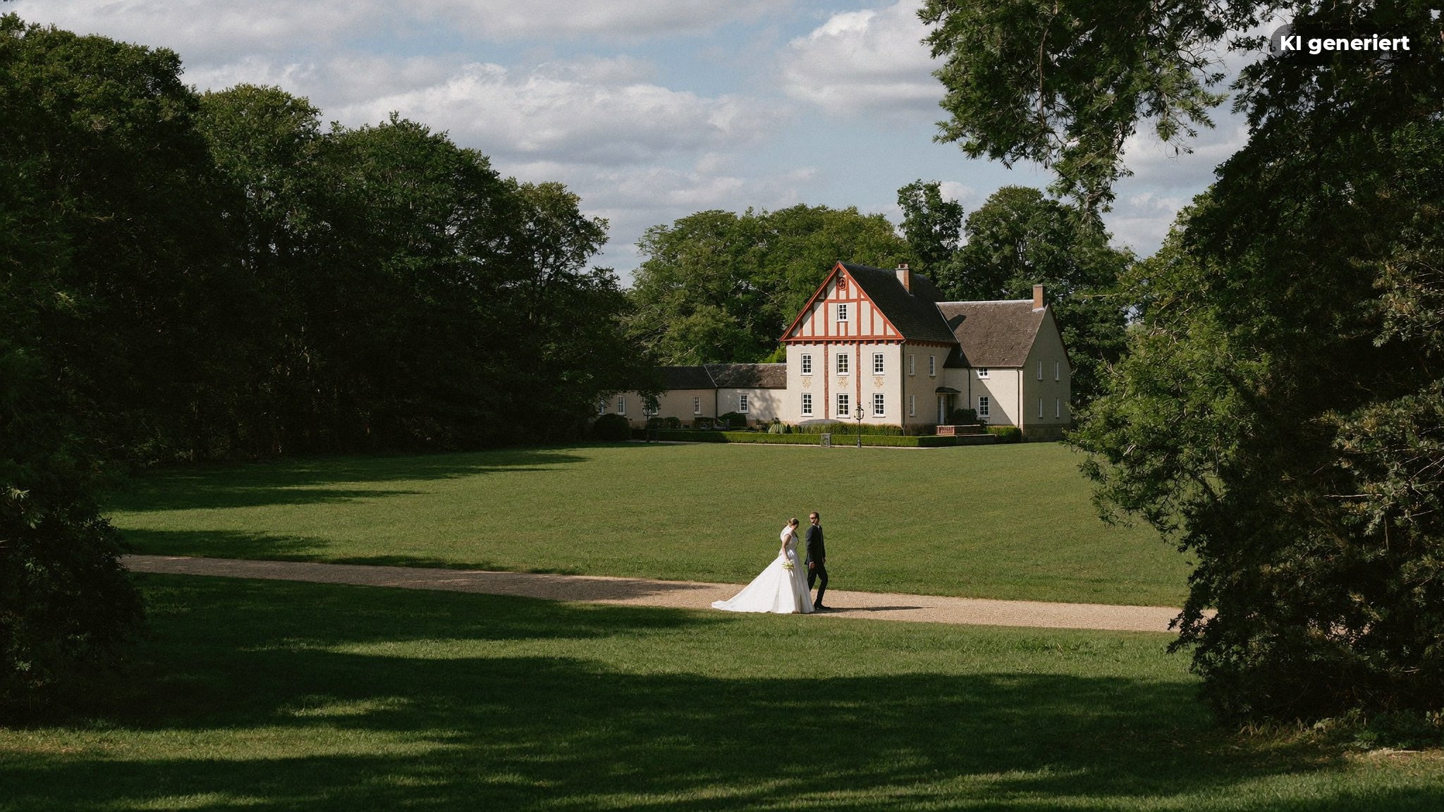 Gutshaus mit Park als Hochzeitslocation für einen Hochzeitsfotograf Berlin Brandenburg