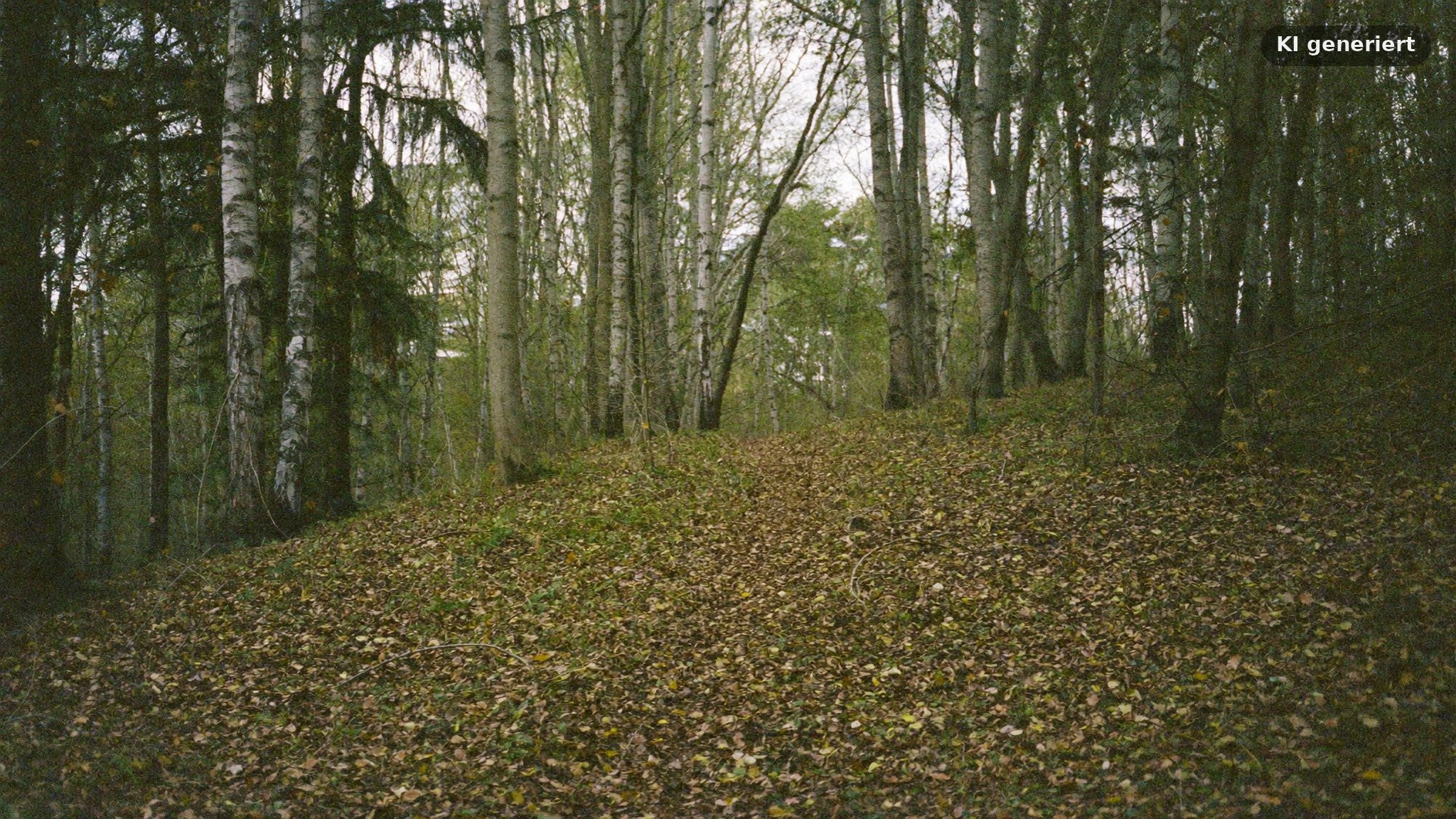 Brautpaar auf einem Waldweg am Schölerberg, begleitet vom Hochzeitsfotograf in Osnabrück