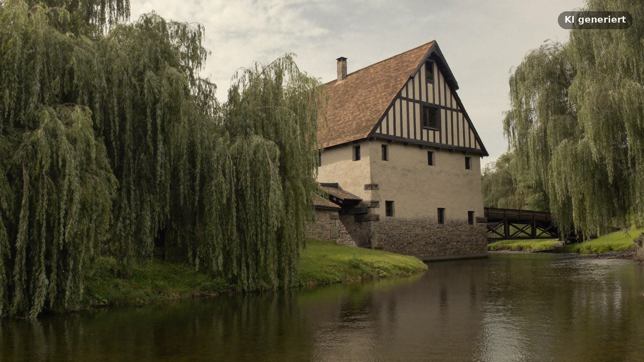 Brautpaar im Innenhof des Tuchmacher Museums, begleitet vom Hochzeitsfotograf in Bramsche