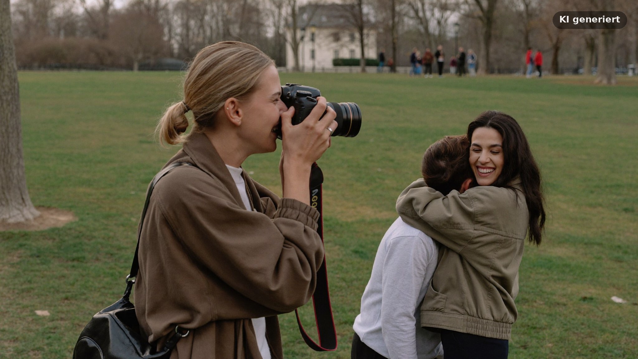 Paarshooting am Mainufer, fotografiert von einer Fotografin in Würzburg