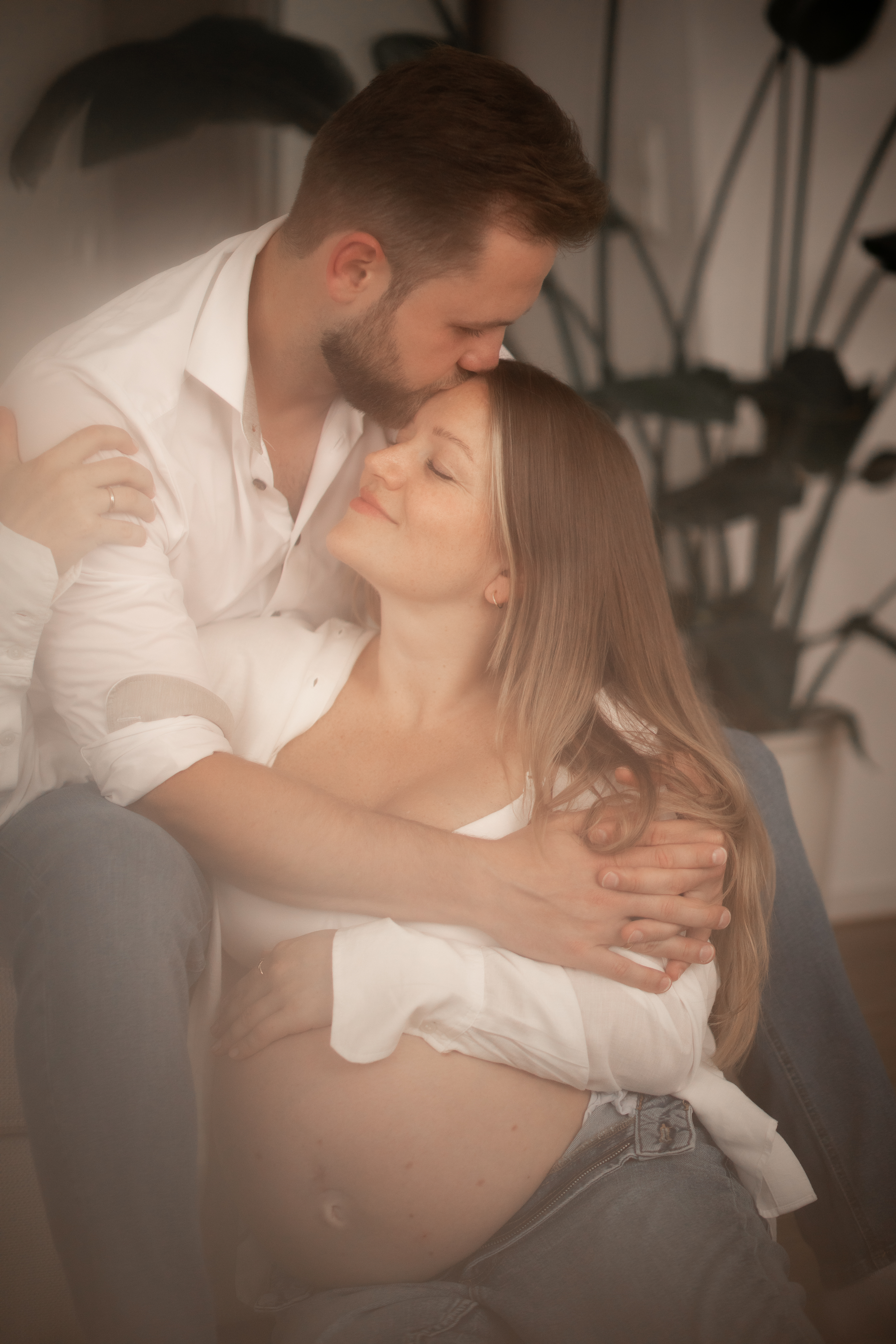 Babybauch Fotoshooting für werdende Mamas